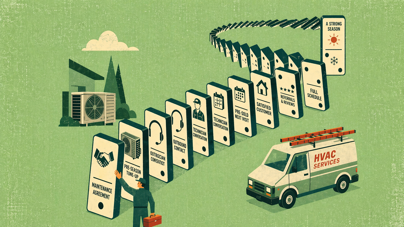 How Smart HVAC Companies Survive Shoulder Season Without Slashing Prices